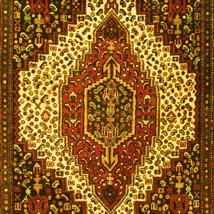 Persian Yellow Traditional Rug, tr1336yw