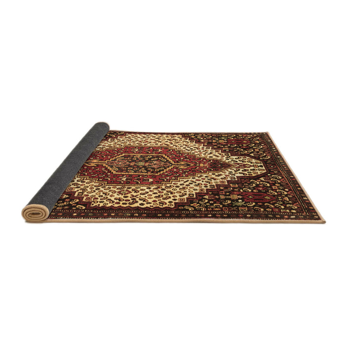 Sideview of Persian Brown Traditional Rug, tr1336brn