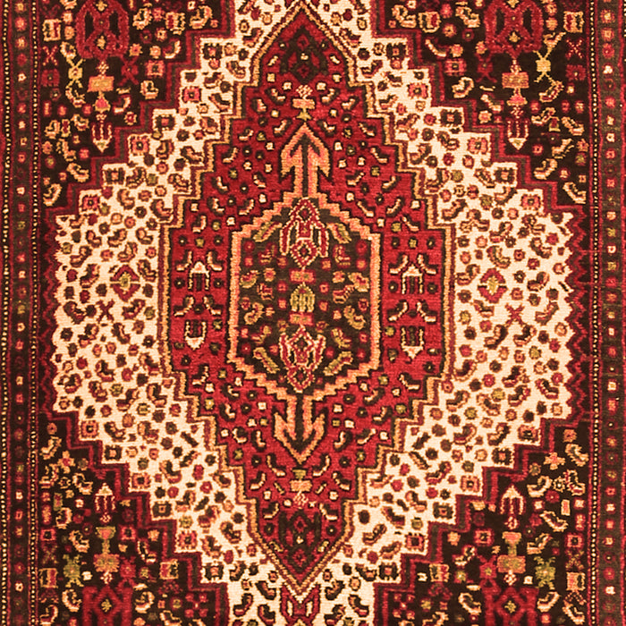 Persian Orange Traditional Rug, tr1336org