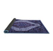 Sideview of Persian Blue Traditional Rug, tr1336blu