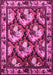 Animal Pink Traditional Rug, tr1337pnk