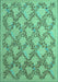 Persian Turquoise Traditional Rug, tr1338turq