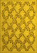 Persian Yellow Traditional Rug, tr1338yw