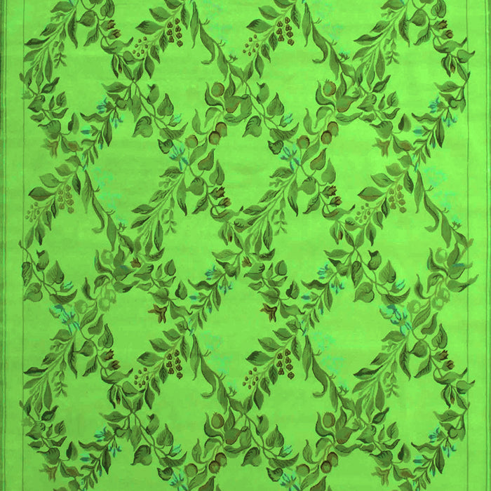 Persian Green Traditional Rug, tr1338grn