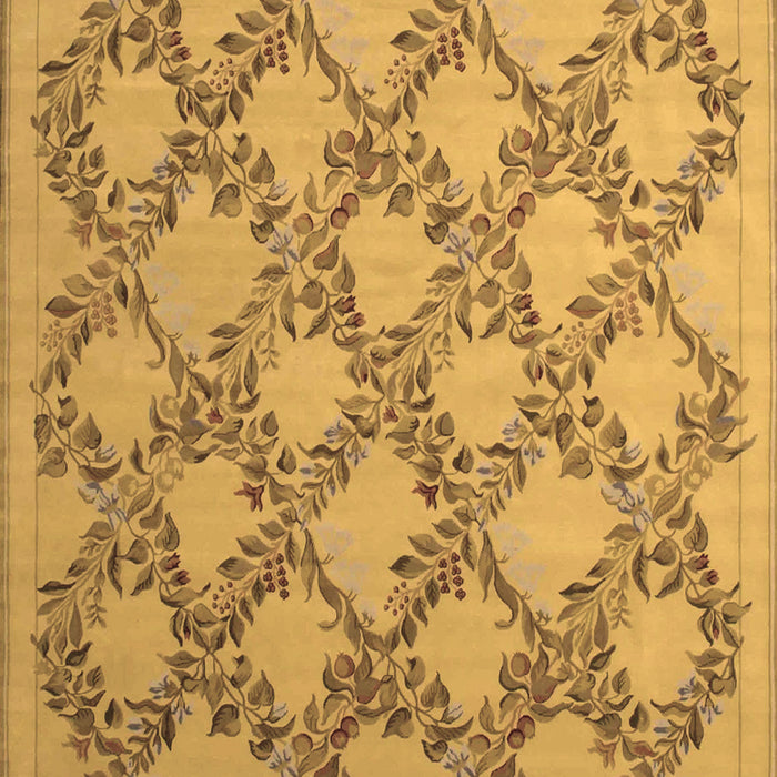 Machine Washable Persian Brown Traditional Rug, wshtr1338brn