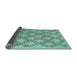 Sideview of Persian Light Blue Traditional Rug, tr1338lblu