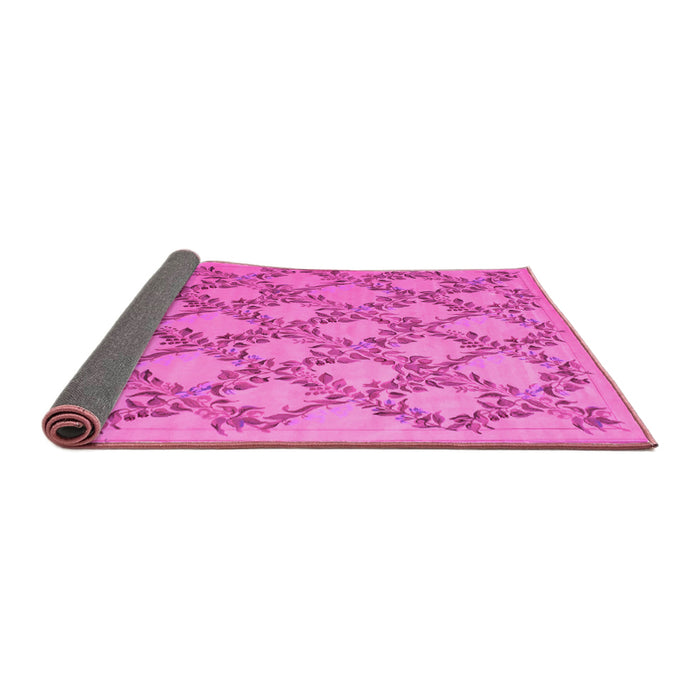 Sideview of Persian Pink Traditional Rug, tr1338pnk