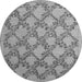 Square Persian Gray Traditional Rug, tr1338gry