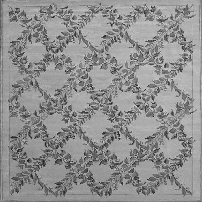 Serging Thickness of Persian Gray Traditional Rug, tr1338gry