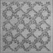 Serging Thickness of Persian Gray Traditional Rug, tr1338gry