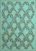 Machine Washable Persian Light Blue Traditional Rug, wshtr1338lblu