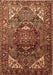 Machine Washable Persian Brown Traditional Rug, wshtr1339brn