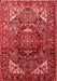 Persian Red Traditional Area Rugs