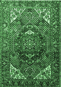 Persian Emerald Green Traditional Rug, tr1339emgrn