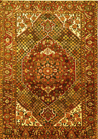 Persian Yellow Traditional Rug, tr1339yw