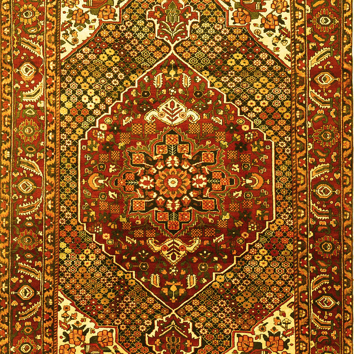 Persian Yellow Traditional Rug, tr1339yw