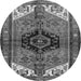 Square Persian Gray Traditional Rug, tr133gry