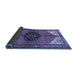 Sideview of Persian Blue Traditional Rug, tr133blu