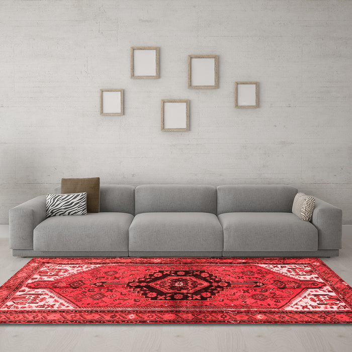 Traditional Red Washable Rugs