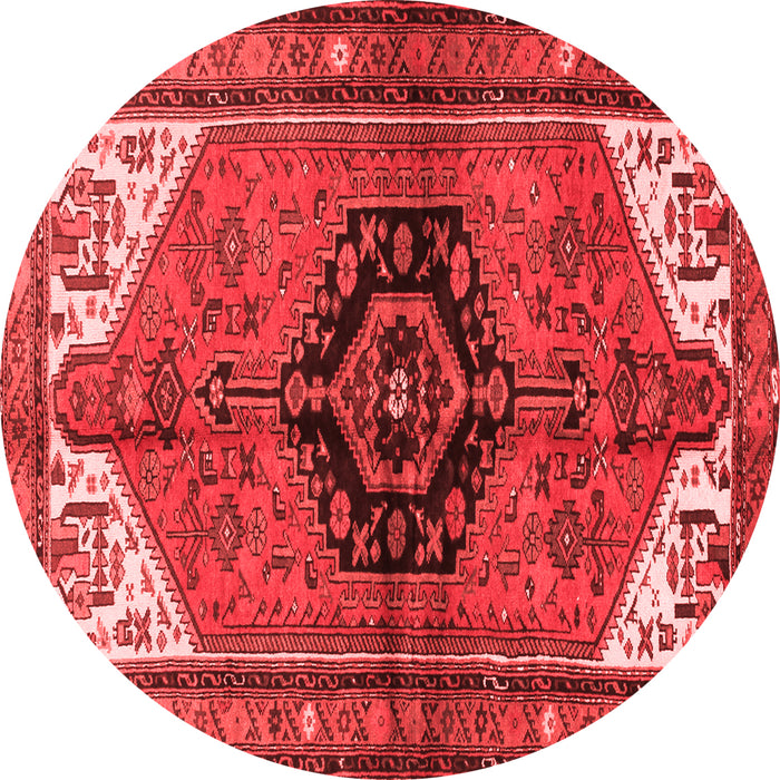 Machine Washable Persian Red Traditional Rug, wshtr133red