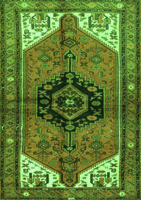 Persian Green Traditional Rug, tr133grn