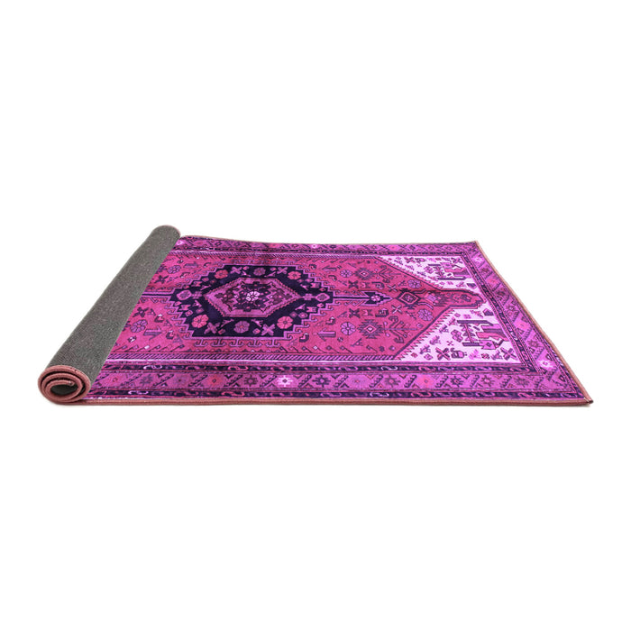 Sideview of Persian Purple Traditional Rug, tr133pur