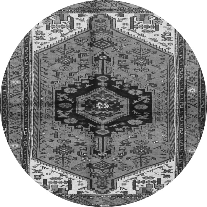 Machine Washable Persian Gray Traditional Rug, wshtr133gry