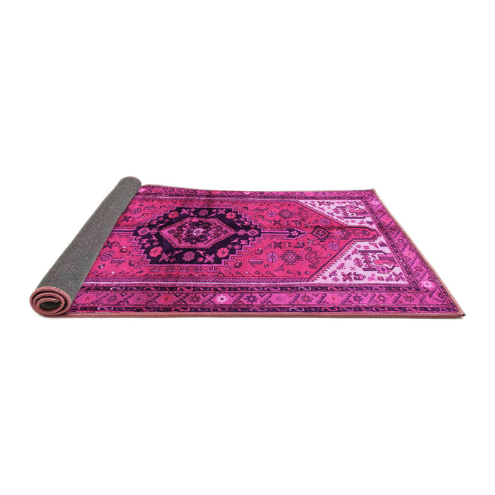 Sideview of Persian Pink Traditional Rug, tr133pnk