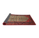 Sideview of Traditional Fire Brick Red Persian Rug, tr134