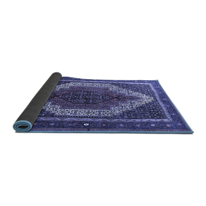 Sideview of Persian Blue Traditional Rug, tr1340blu