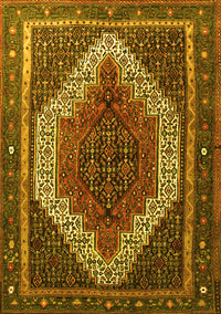 Persian Yellow Traditional Rug, tr1340yw