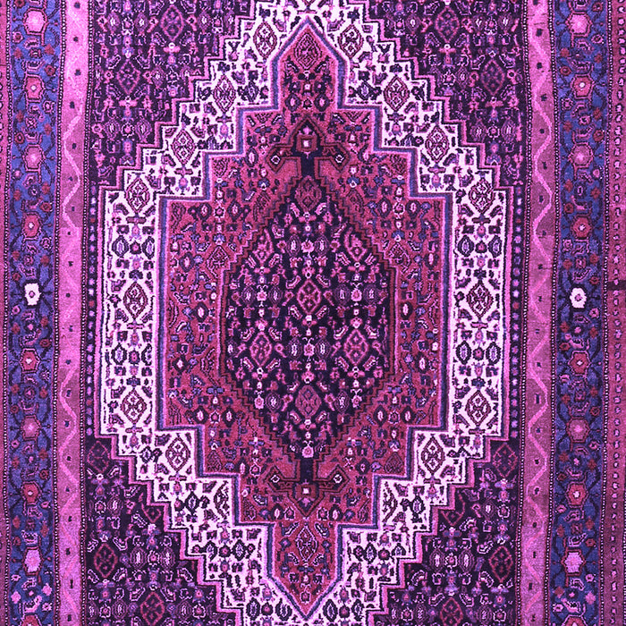 Machine Washable Persian Purple Traditional Area Rugs, wshtr1340pur