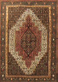 Persian Brown Traditional Rug, tr1340brn