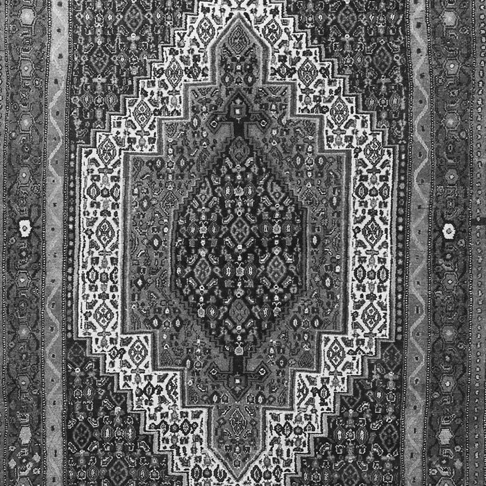 Serging Thickness of Machine Washable Persian Gray Traditional Rug, wshtr1340gry