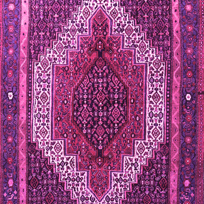 Machine Washable Persian Pink Traditional Rug, wshtr1340pnk