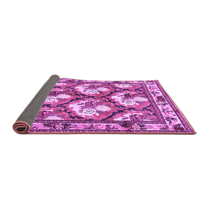 Sideview of Persian Purple Traditional Rug, tr1341pur