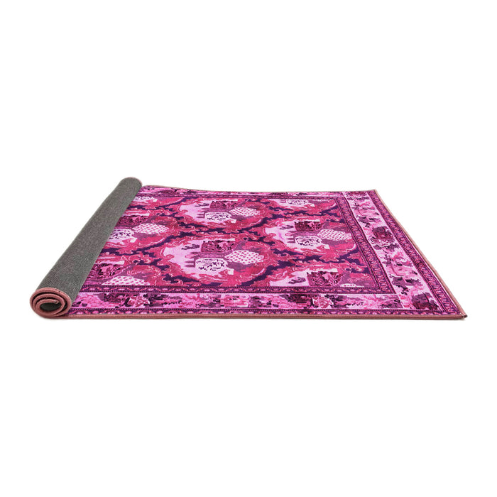 Sideview of Persian Pink Traditional Rug, tr1341pnk
