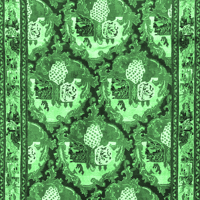 Persian Emerald Green Traditional Rug, tr1341emgrn