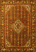 Machine Washable Persian Yellow Traditional Rug, wshtr1342yw