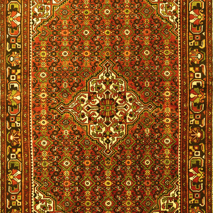 Machine Washable Persian Yellow Traditional Rug, wshtr1342yw