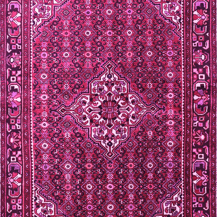 Machine Washable Persian Pink Traditional Rug, wshtr1342pnk
