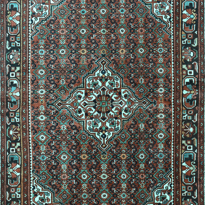 Machine Washable Persian Light Blue Traditional Rug, wshtr1342lblu