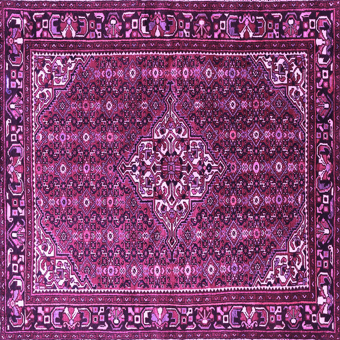 Square Persian Purple Traditional Rug, tr1342pur