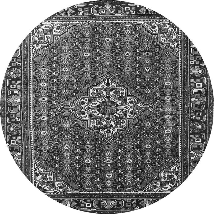 Machine Washable Persian Gray Traditional Rug, wshtr1342gry