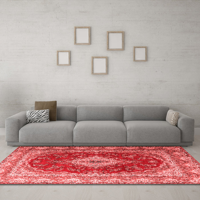 Traditional Red Washable Rugs