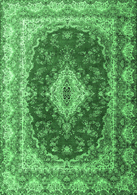 Persian Emerald Green Traditional Rug, tr1343emgrn