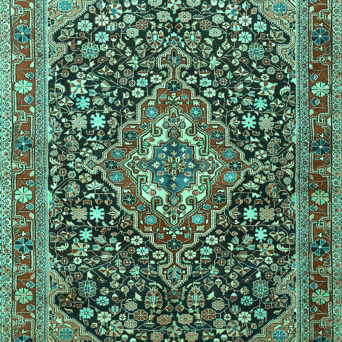 Persian Turquoise Traditional Rug, tr1344turq