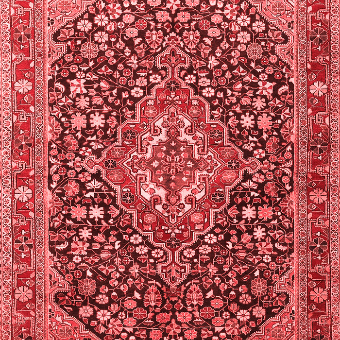 Machine Washable Persian Red Traditional Rug, wshtr1344red