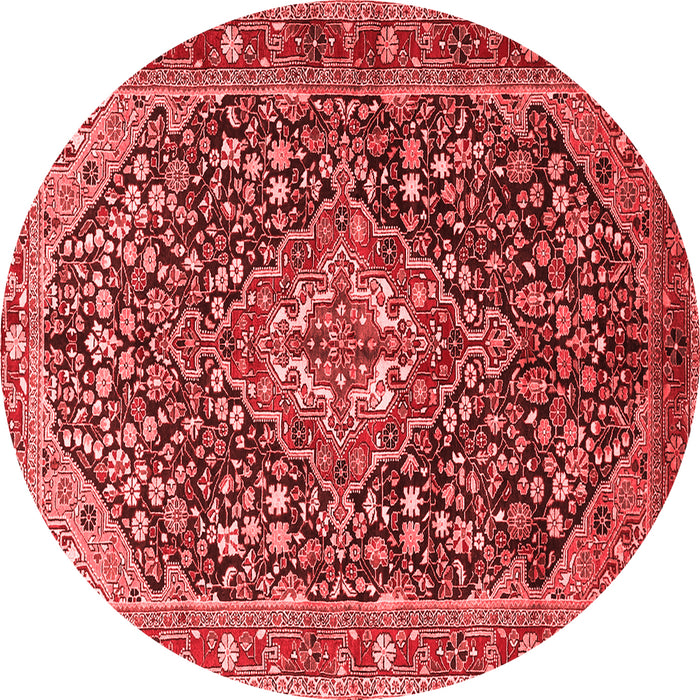 Machine Washable Persian Red Traditional Rug, wshtr1344red