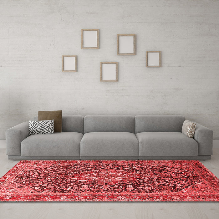 Traditional Red Washable Rugs
